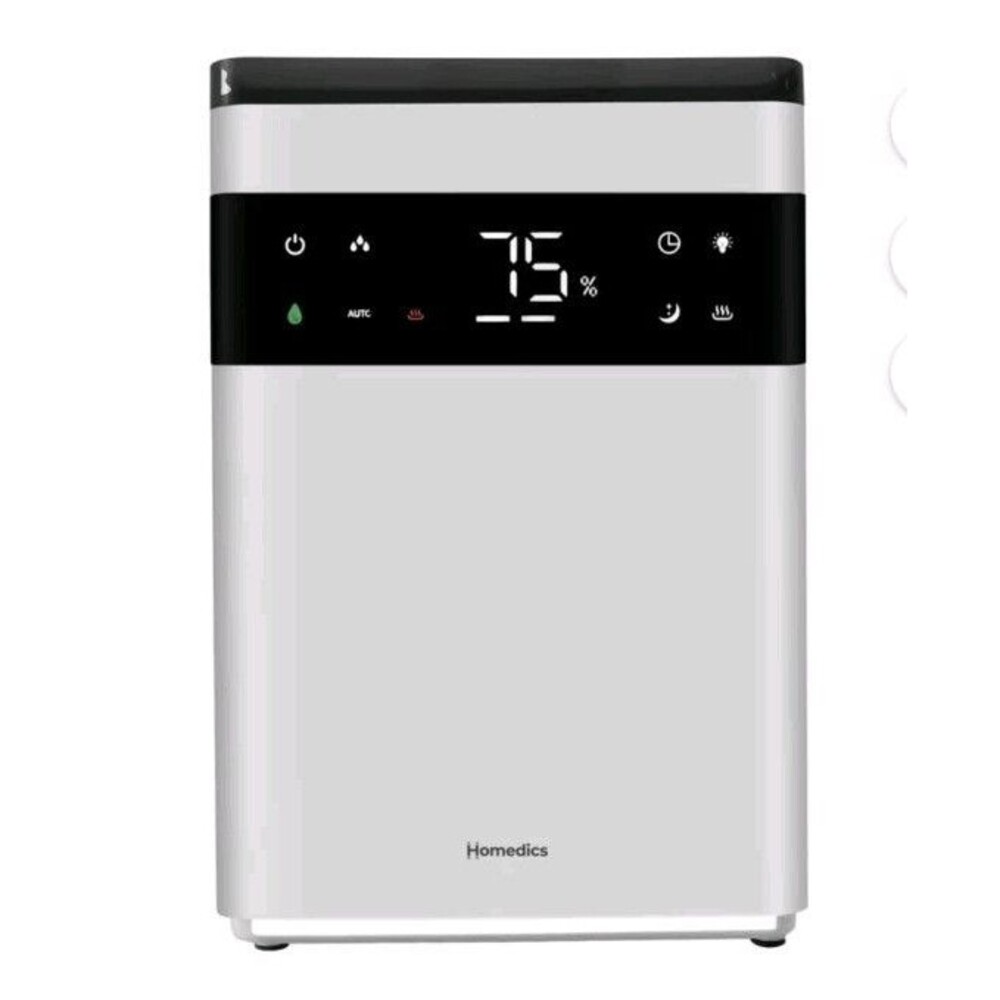 Homedics Premium Warm & Cold Ultrasonic Top Fill Humidifier, 58-hour Run Time